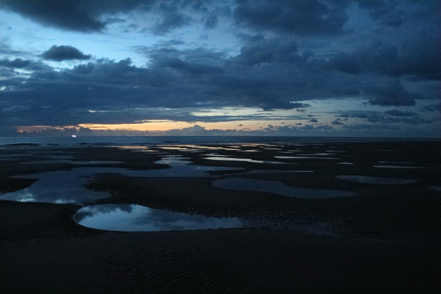 Tidal Pools at Night